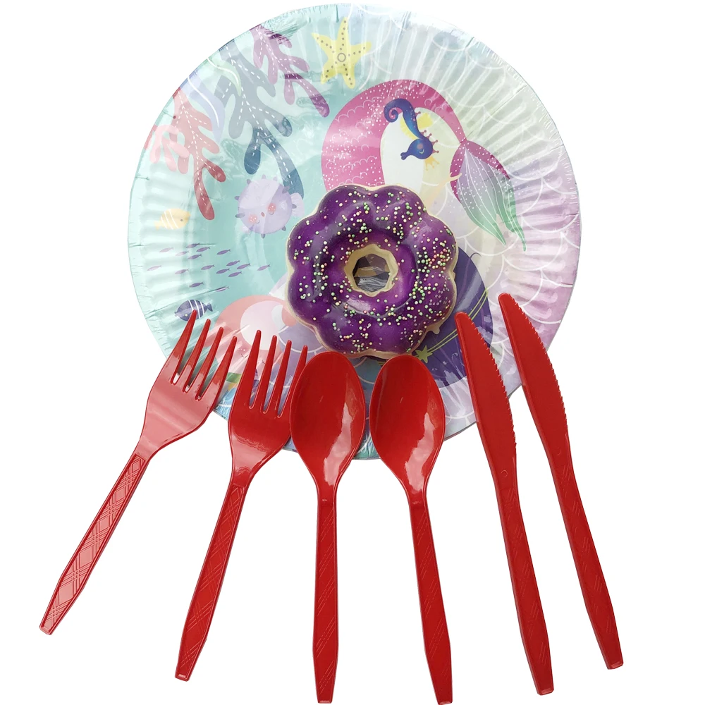 20PCS Solid Red Color Heavy Duty Plastic Cutlery Silverware Couverts Jetables Spoon Knife Forks Party Supplies
20PCS Solid Red Color Heavy Duty Plastic Cutlery Silverware Couverts Jetables Spoon Knife Forks Party Supplies