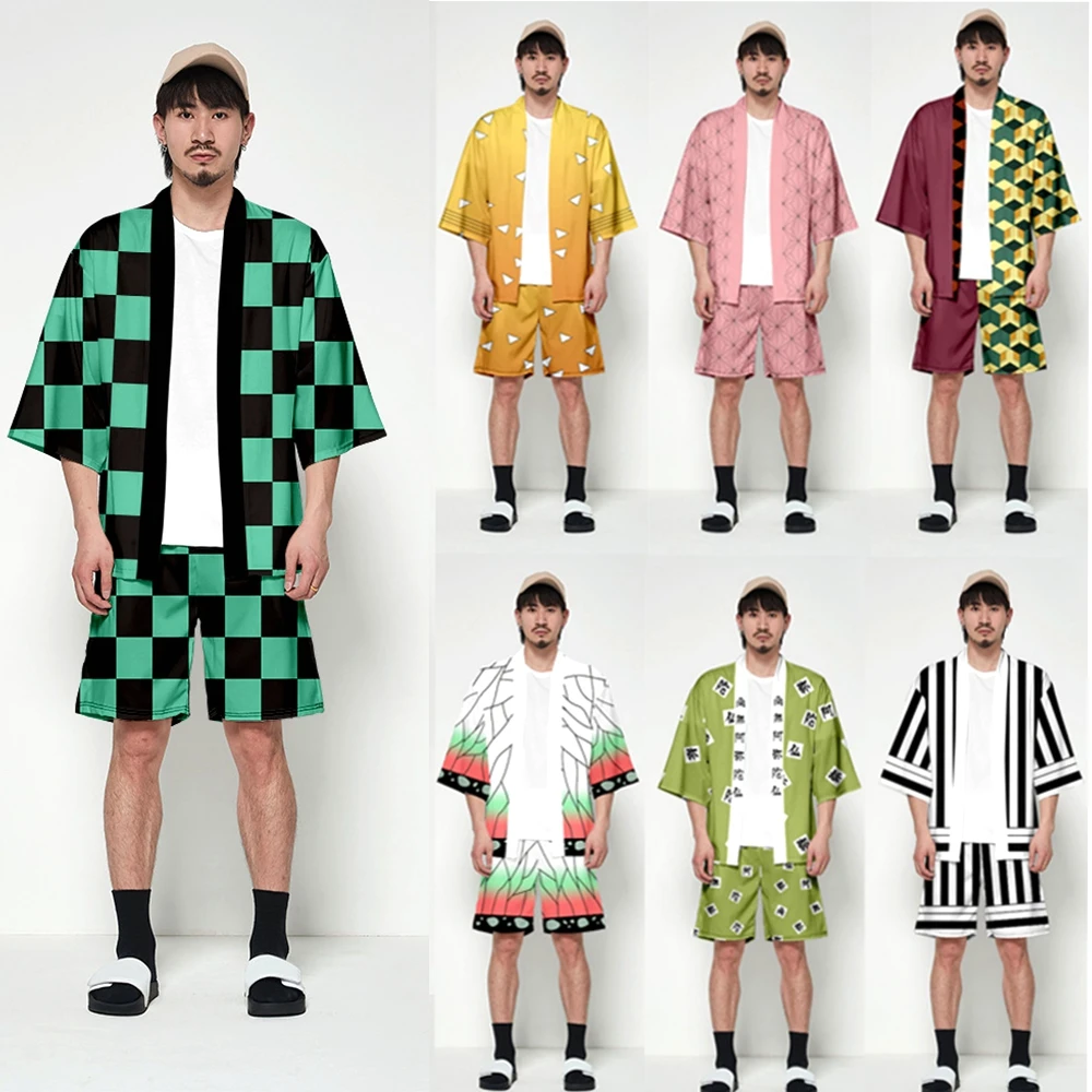 Anime Demon Slayer Kimetsu No Yaiba Tanjiro Kamado Cosplay Costume Men Kimono Plus Size Jackets Carnival Party For Women
Anime Demon Slayer Kimetsu No Yaiba Tanjiro Kamado Cosplay Costume Men Kimono Plus Size Jackets Carnival Party For Women