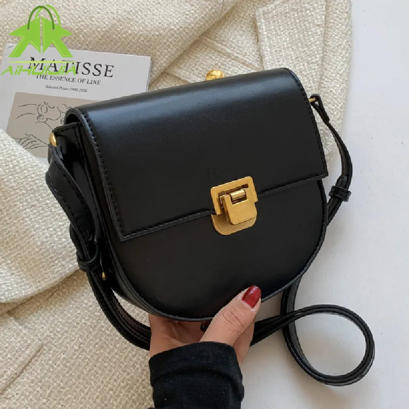 Luxury Fashion Crossbody Bag For Women 2021 New Soft Pu Leather Saddle Bags Vintage Solid Color Shoulder Bags Ladies Handbag
Luxury Fashion Crossbody Bag For Women 2021 New Soft Pu Leather Saddle Bags Vintage Solid Color Shoulder Bags Ladies Handbag