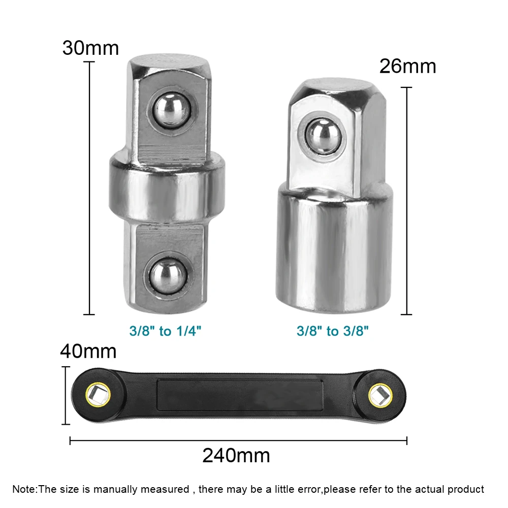 LEEPEE Universal Extension Wrench Ratchet Wrench for Car Vehicle Adjustable Spanner Auto Replacement Parts Automotive Tools
LEEPEE Universal Extension Wrench Ratchet Wrench for Car Vehicle Adjustable Spanner Auto Replacement Parts Automotive Tools