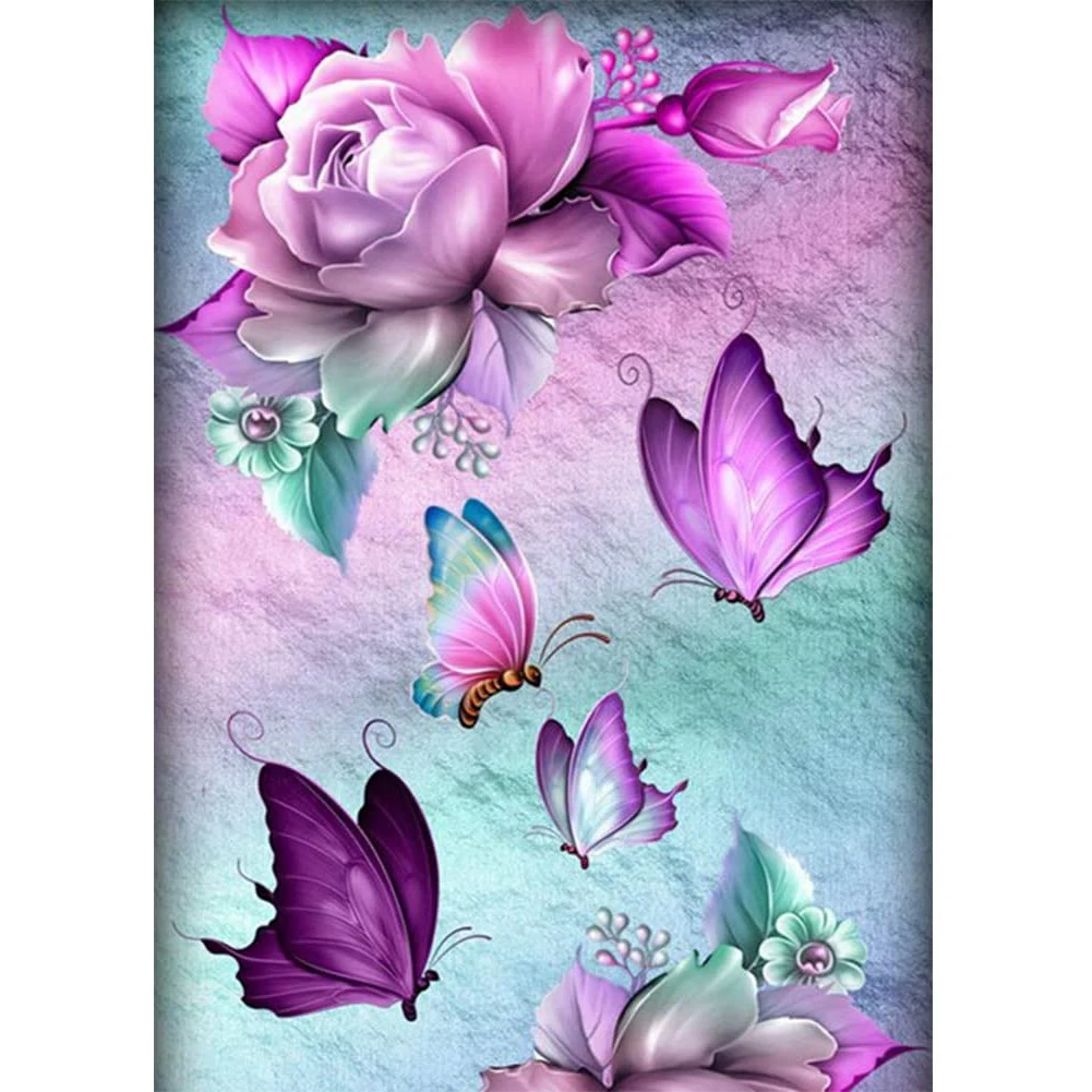Clendo 5D DIY Diamond Painting Butterfly Flowers Picture Full Round Square Diamond Mosaic Embroidery Art Painting Kit Home Decor
Clendo 5D DIY Diamond Painting Butterfly Flowers Picture Full Round Square Diamond Mosaic Embroidery Art Painting Kit Home Decor