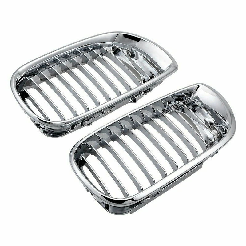Front Bumper Kidney Grill Chrome for -BMW E46 320I 330I 325Xi 4DR Sedan 2002-2005
Front Bumper Kidney Grill Chrome for -BMW E46 320I 330I 325Xi 4DR Sedan 2002-2005