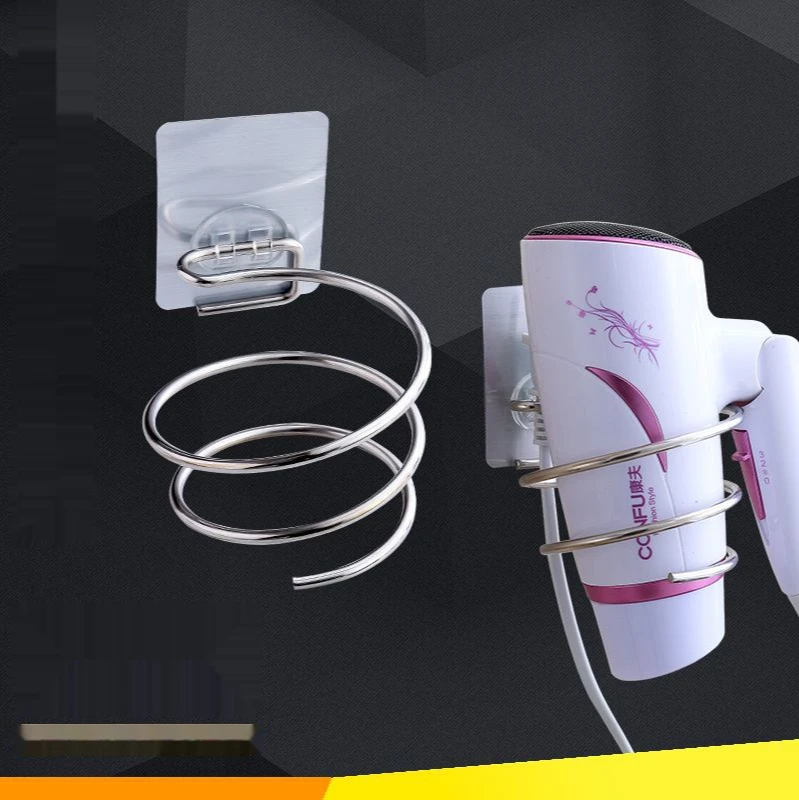Bathroom Hair Dryer Holder Blower Home Organizer Adhesive Wall Mounted Nail Free No Trace Stickers Hair Care Dryer Storage Rack
Bathroom Hair Dryer Holder Blower Home Organizer Adhesive Wall Mounted Nail Free No Trace Stickers Hair Care Dryer Storage Rack