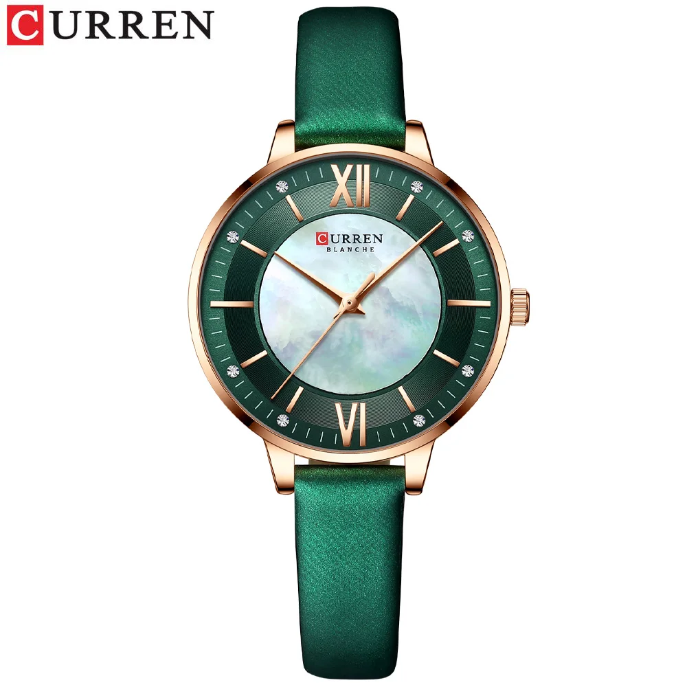 Simple Style Women Quartz Watches CURREN Leather Band Ladies Wristwatch New Elegant Women's Watch Clock Reloj Mujer 9080
Simple Style Women Quartz Watches CURREN Leather Band Ladies Wristwatch New Elegant Women's Watch Clock Reloj Mujer 9080
