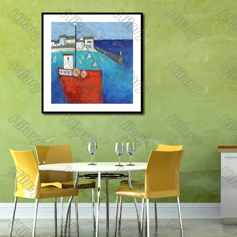 Posters Red Ship Deep Blue Sea Cartoon Canvas Painting and Prints Wall Art Decoration for Living Room and Bedroom 2Pcs Frameless
Posters Red Ship Deep Blue Sea Cartoon Canvas Painting and Prints Wall Art Decoration for Living Room and Bedroom 2Pcs Frameless