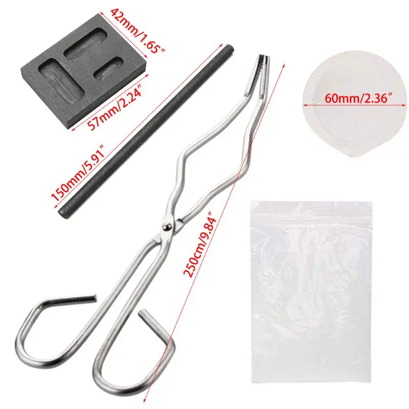 Graphite Crucible Set, Ingot Mold Set including Melting Kit Silica Crucible Graphite Rod Graphite Ingot Mold 25cm Crucib 
Graphite Crucible Set, Ingot Mold Set including Melting Kit Silica Crucible Graphite Rod Graphite Ingot Mold 25cm Crucib