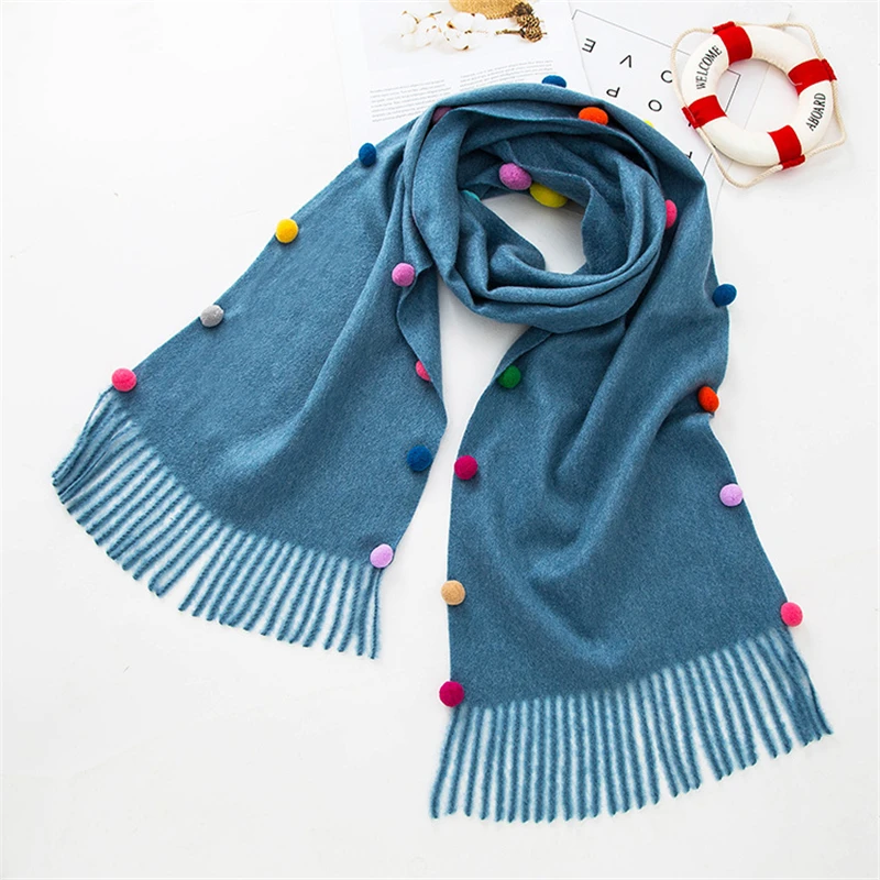 Children Neck Scarves New Autumn Winter Cute Ball Kids Scarf Warm Baby Boys Girls Neckerchief Toddler Soft Comfortable
Children Neck Scarves New Autumn Winter Cute Ball Kids Scarf Warm Baby Boys Girls Neckerchief Toddler Soft Comfortable