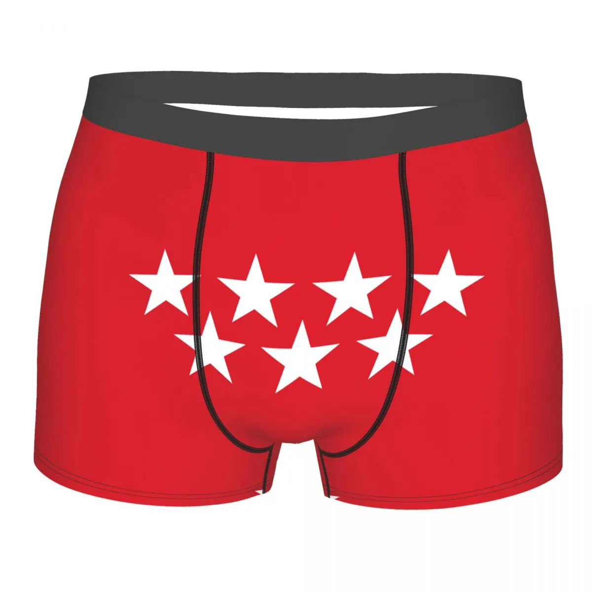 Flag Of The Community Of Madrid Men's Boxer Briefs Flags of the autonomous communities of Spain Humor Graphic elastic pants
Flag Of The Community Of Madrid Men's Boxer Briefs Flags of the autonomous communities of Spain Humor Graphic elastic pants