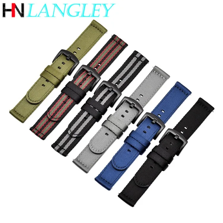 Quick Release Watch Band 18mm 20mm 22mm 24mm Width Double Layers Canvas High Quality Silk Smooth Nylon Strap WatchBands
Quick Release Watch Band 18mm 20mm 22mm 24mm Width Double Layers Canvas High Quality Silk Smooth Nylon Strap WatchBands