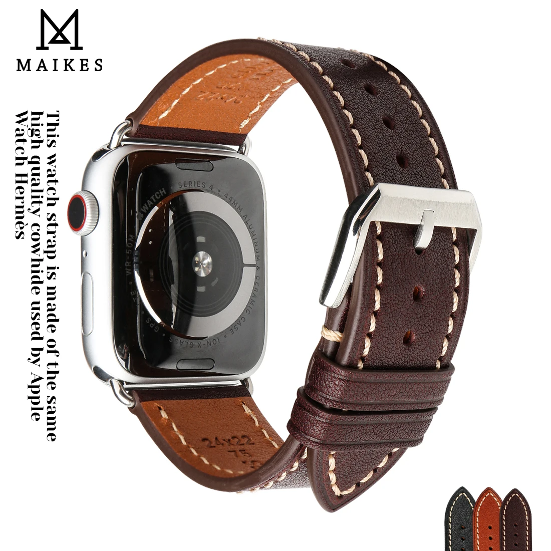 Ремешок MAIKES из натуральной кожи для Apple Watch, сменный Браслет для iWatch Series 8 7 6 5 4 3 2, 49 мм 45 мм 44 мм 42 мм 41 мм 40 мм 38 мм
Ремешок MAIKES из натуральной кожи для Apple Watch, сменный Браслет для iWatch Series 8 7 6 5 4 3 2, 49 мм 45 мм 44 мм 42 мм 41 мм 40 мм 38 мм