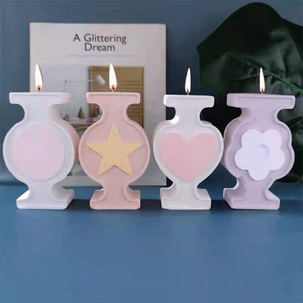 2d Simple Decorative Candle Silicone Mold Aroma Candle Making Love Flower Shaped Round Handmade Soap Mold 
2d Simple Decorative Candle Silicone Mold Aroma Candle Making Love Flower Shaped Round Handmade Soap Mold