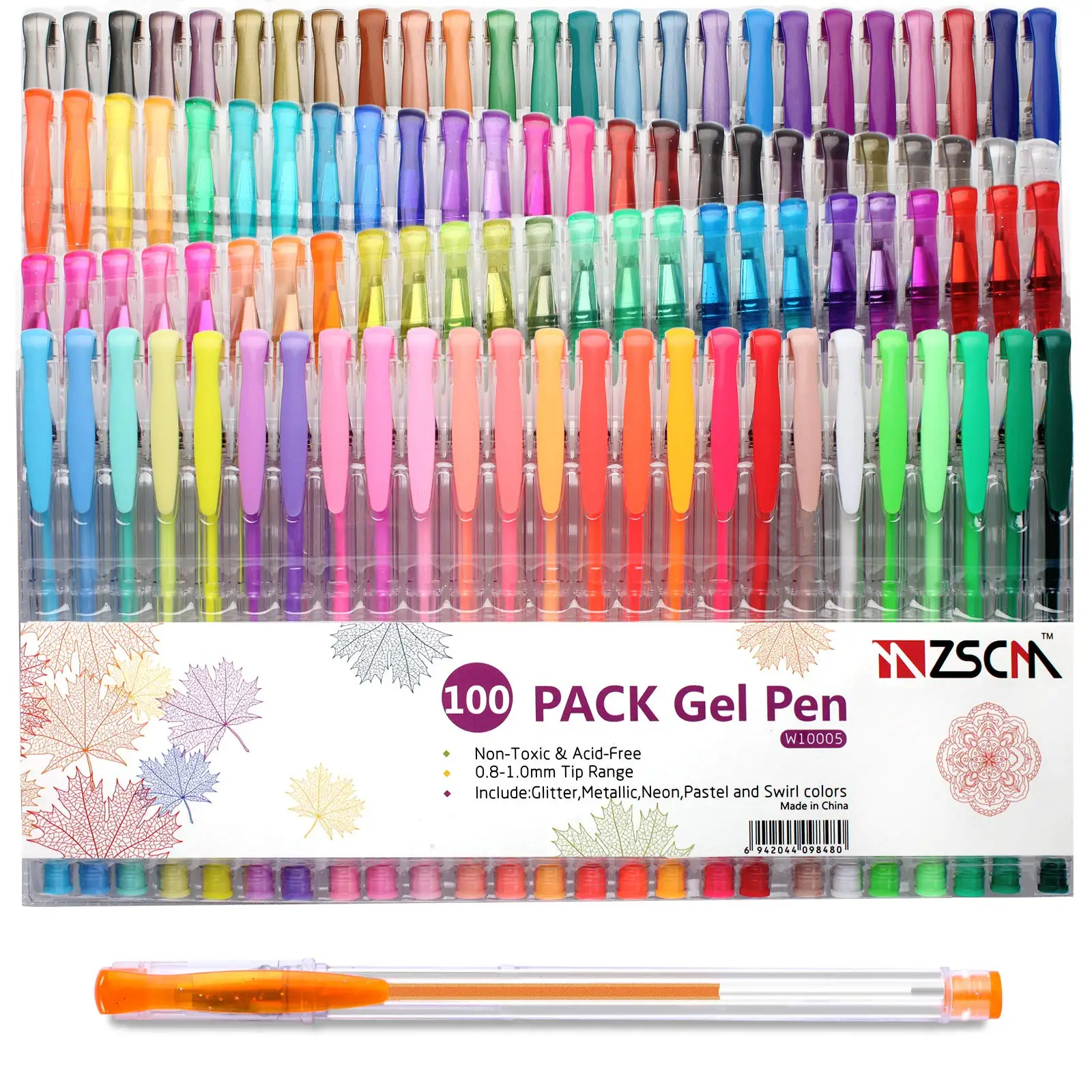 100 Colors Glitter Sparkle Gel Pen Set Colored Art Markers Ink Neon Drawing Adult Bullet Journaling Crafts Scrapbooks
100 Colors Glitter Sparkle Gel Pen Set Colored Art Markers Ink Neon Drawing Adult Bullet Journaling Crafts Scrapbooks