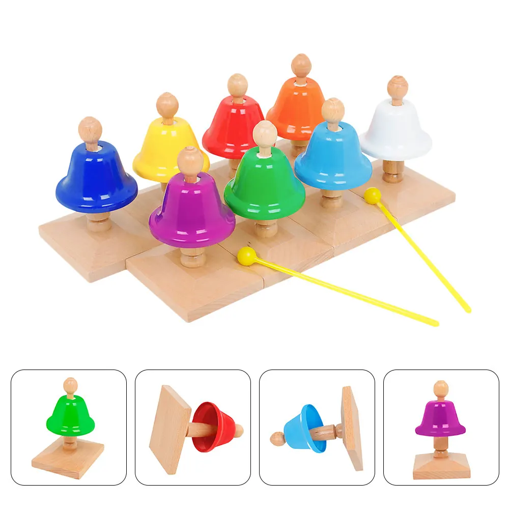 8pcs Practical 8-tone Creative Percussion Instrument Chic Bell Instrument Class Bell
8pcs Practical 8-tone Creative Percussion Instrument Chic Bell Instrument Class Bell
