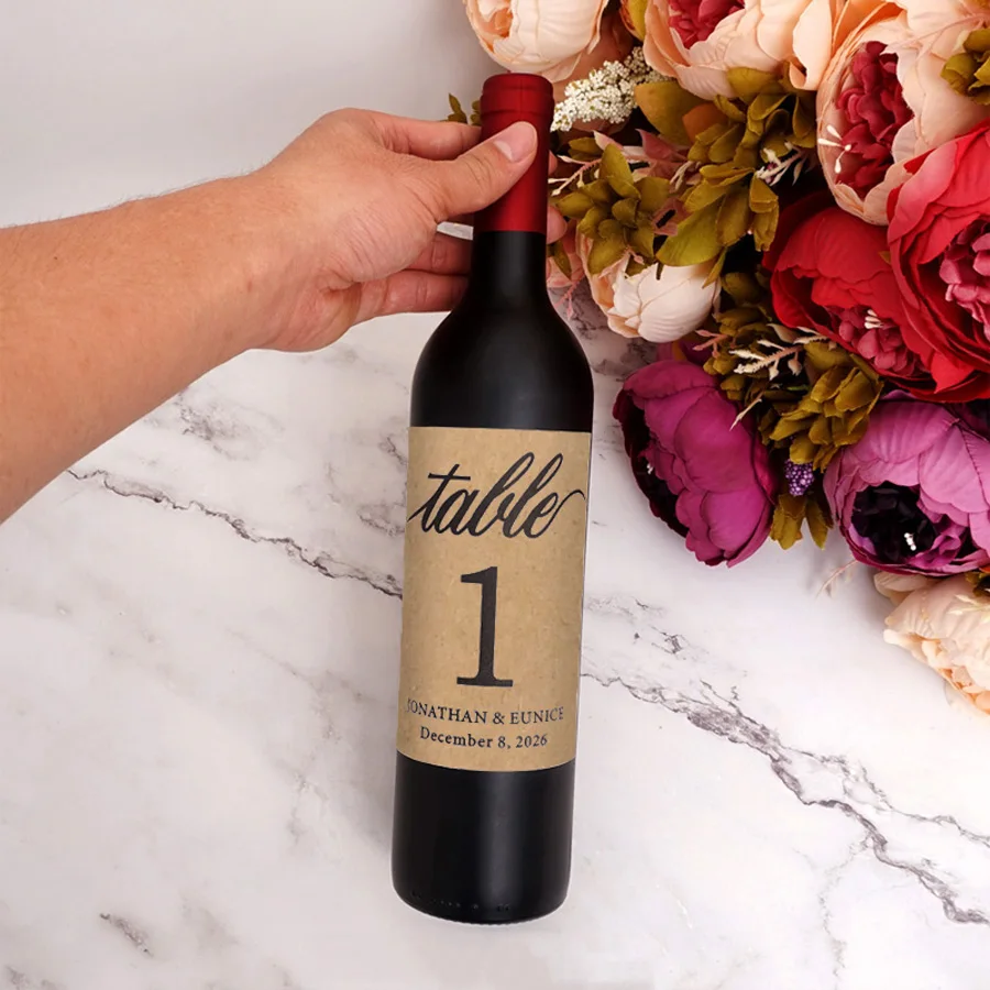 Customized Name and Date Personalized Birthday, Bride Shower, Wedding Champagne Wine Labels Stickers Bottle Wrappers
Customized Name and Date Personalized Birthday, Bride Shower, Wedding Champagne Wine Labels Stickers Bottle Wrappers