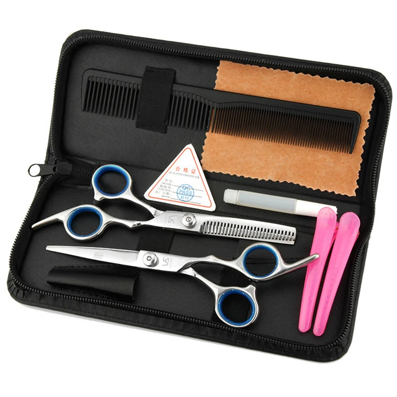 Professional Hair Clippers, Scissors, Flat Cut, Bangs, Teeth Scissors, Thin Scissors, Home Hair Cutting Tool Set 6 inch
Professional Hair Clippers, Scissors, Flat Cut, Bangs, Teeth Scissors, Thin Scissors, Home Hair Cutting Tool Set 6 inch