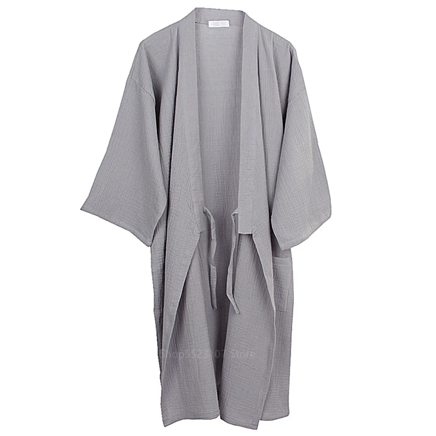 Adult Japanese Style Traditional Kiimoono Pajamas Solid Cotton Sleepwear for Women Men Haori Yukata Bathrobe Home Clothing
Adult Japanese Style Traditional Kiimoono Pajamas Solid Cotton Sleepwear for Women Men Haori Yukata Bathrobe Home Clothing
