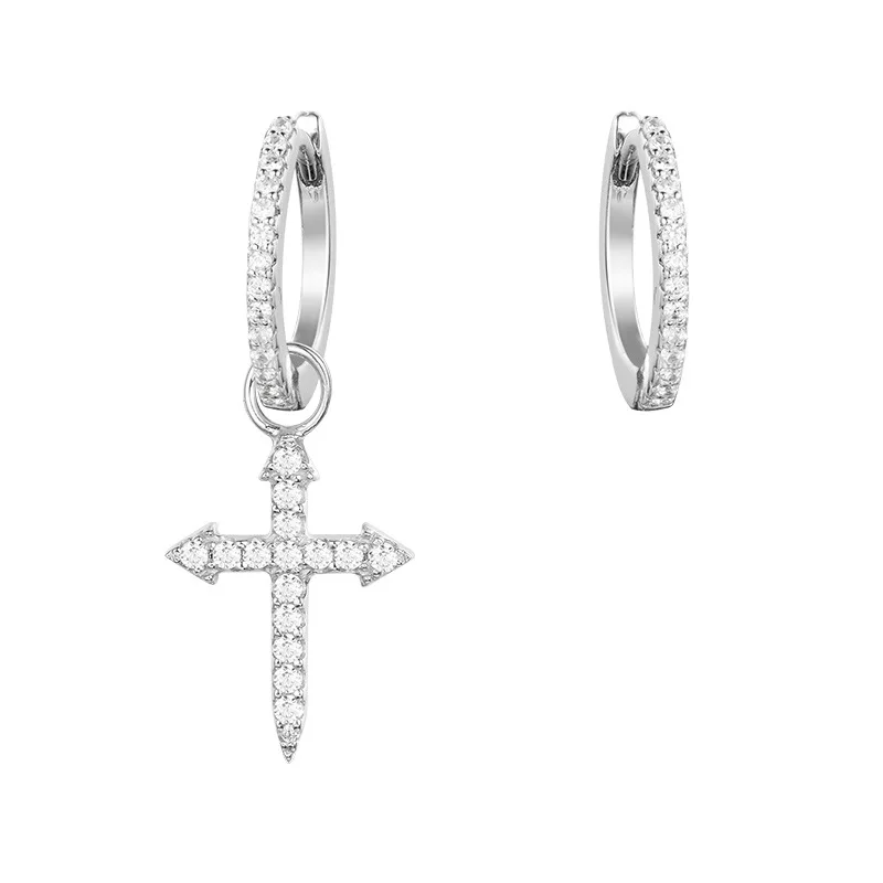 Trendy Mosaic Earrings Charming Asymmetric Women Men All-match Simple Women Fashion Cross Pendant Cubic Zircon Earrings
Trendy Mosaic Earrings Charming Asymmetric Women Men All-match Simple Women Fashion Cross Pendant Cubic Zircon Earrings