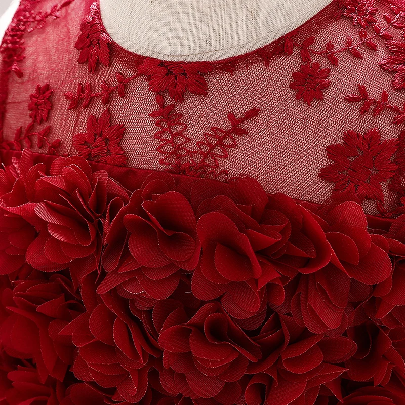 Flower Girls Dresses Luxury Appliques Embroidery Ball Gown Tulle Sleeveless O-Neck Floor-Length Kids Party Princess Skirt F070
Flower Girls Dresses Luxury Appliques Embroidery Ball Gown Tulle Sleeveless O-Neck Floor-Length Kids Party Princess Skirt F070