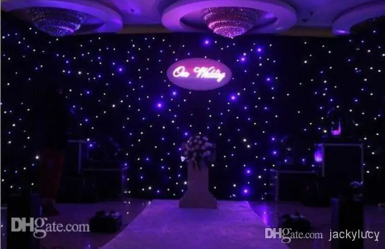 Luxury Blue-White Color LED Star Curtain Wedding Stage Backdrop Cloth With DMX512 Controller For Wedding Decoration Supplies
Luxury Blue-White Color LED Star Curtain Wedding Stage Backdrop Cloth With DMX512 Controller For Wedding Decoration Supplies