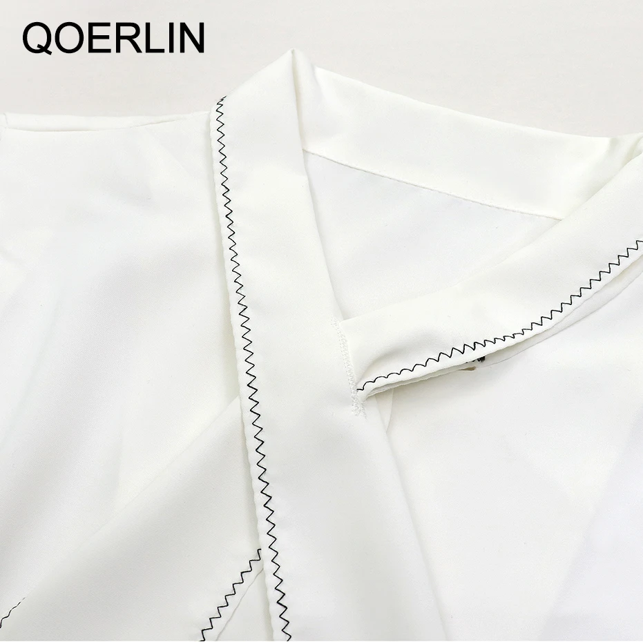 White Elegant Blouse Women Korean Style Chiffon Shirt Single-Breasted Long Sleeve Bowtie Shirt Top Plus Size OL Blouse Ladies
White Elegant Blouse Women Korean Style Chiffon Shirt Single-Breasted Long Sleeve Bowtie Shirt Top Plus Size OL Blouse Ladies