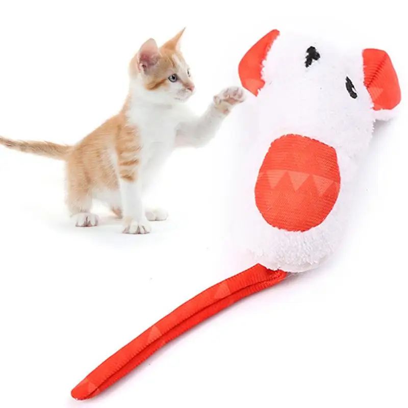 Fun Cat Toy Built-In Catnip Mouse Shape Kitten Interactive Teasing Playing Plush Toy Cat Chew Teeth Grinding Toys For Indoor
Fun Cat Toy Built-In Catnip Mouse Shape Kitten Interactive Teasing Playing Plush Toy Cat Chew Teeth Grinding Toys For Indoor