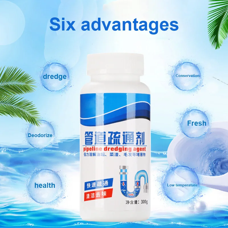 Pipe Dredging Agent Sewer Cleaning Dredge Remove Odor Effective for Bathroom Toilet C44
Pipe Dredging Agent Sewer Cleaning Dredge Remove Odor Effective for Bathroom Toilet C44