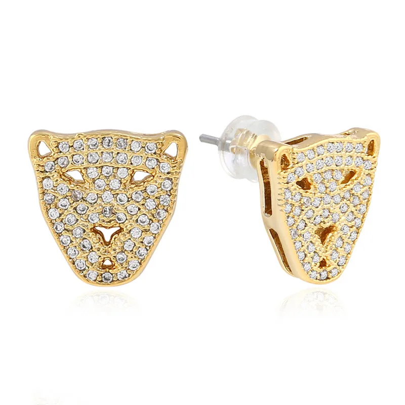 LuReen Leopard Head Iced Out Stud Earrings Gold Silver Color Cubic Zircon Micro Pave CZ Earring Hip Hop Jewelry Gift
LuReen Leopard Head Iced Out Stud Earrings Gold Silver Color Cubic Zircon Micro Pave CZ Earring Hip Hop Jewelry Gift