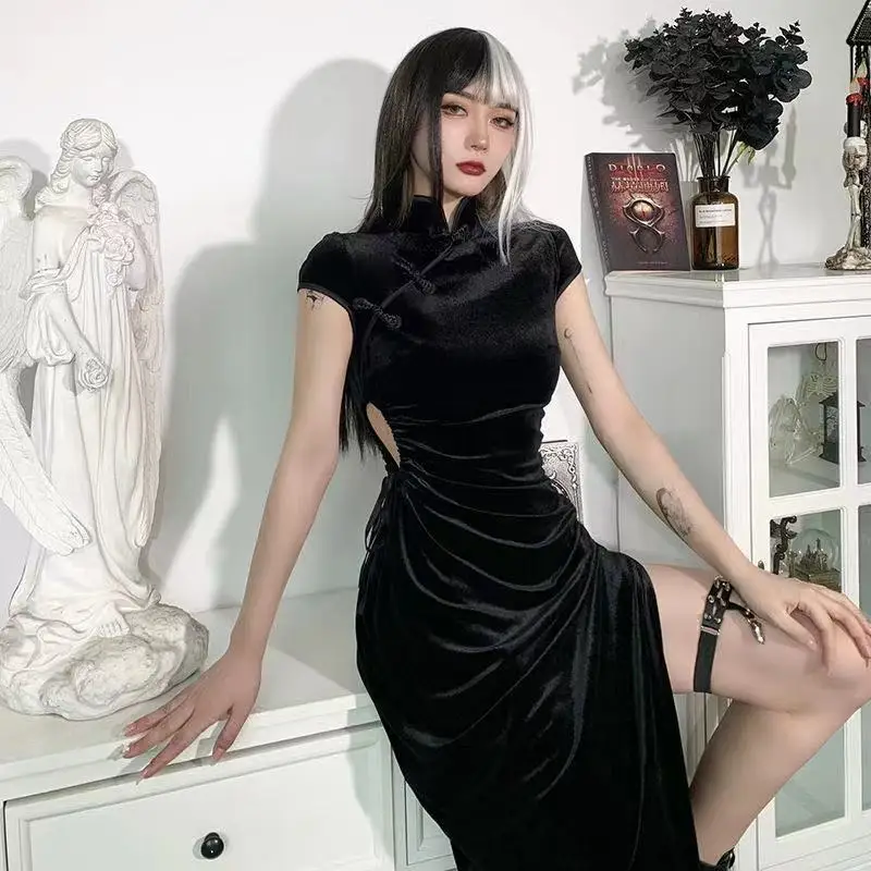 Suede Button Split Slim Skirt Waist Hollow-Out Restoring Ancient Ways Of Cultivate One's Morality Dress Bandage Dresses
Suede Button Split Slim Skirt Waist Hollow-Out Restoring Ancient Ways Of Cultivate One's Morality Dress Bandage Dresses