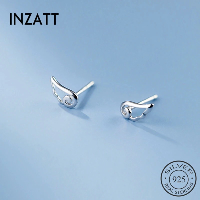 INZATT Real 925 Sterling Silver Hollow Wing Stud Earrings For Fashion Women Party Hiphop Fine Jewelry MInimalist Accessories
INZATT Real 925 Sterling Silver Hollow Wing Stud Earrings For Fashion Women Party Hiphop Fine Jewelry MInimalist Accessories