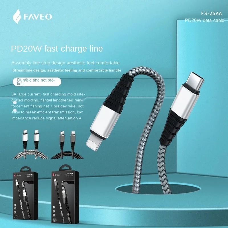20W PD USB Type C Cable for iPhone 12 Pro 12 mini Fast Charging Charger for iPhone 11 XS XR X USB C Data Cable Power Banks Cord
20W PD USB Type C Cable for iPhone 12 Pro 12 mini Fast Charging Charger for iPhone 11 XS XR X USB C Data Cable Power Banks Cord