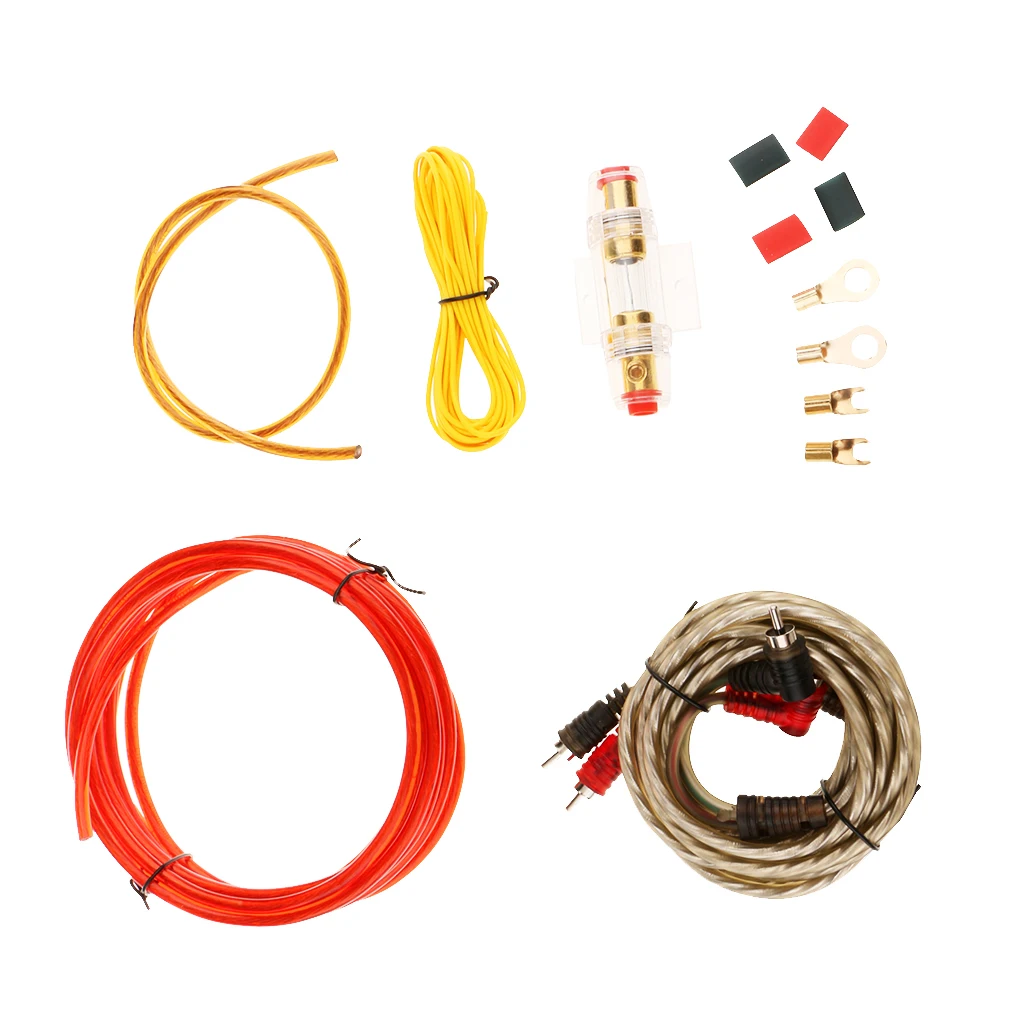 Brand New Durable Car Amplifier Wiring Kit Audio Subwoofer Cable AGU FUSE
Brand New Durable Car Amplifier Wiring Kit Audio Subwoofer Cable AGU FUSE
