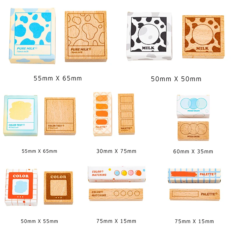 Palette Series Vintage Stamp DIY Wooden Rubber Stamps for Scrapbooking Stationery Standard Stamp Kawaii Bullet Journal Supplies
Palette Series Vintage Stamp DIY Wooden Rubber Stamps for Scrapbooking Stationery Standard Stamp Kawaii Bullet Journal Supplies