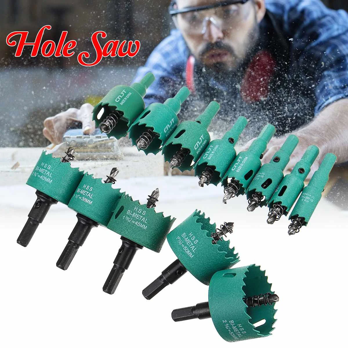 2020 16-70mm M42 Wood HSS Drill Bit Wood Hole Saw Diamond High Speed Steel Tooth Cutter Stainless Steel Metal For Electric Drill
2020 16-70mm M42 Wood HSS Drill Bit Wood Hole Saw Diamond High Speed Steel Tooth Cutter Stainless Steel Metal For Electric Drill