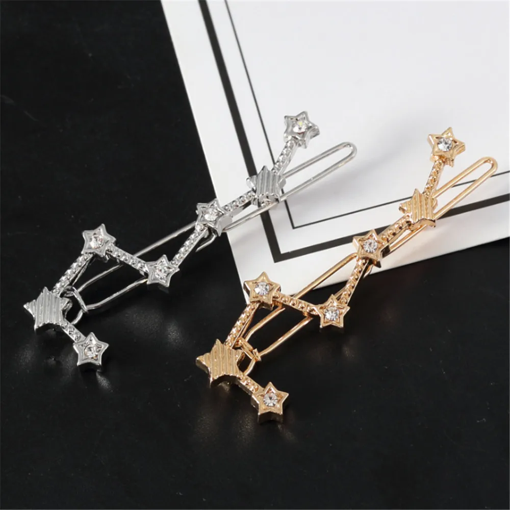 1 Pcs Fashion Women Big Dipper Hair Clip Hollow Metal Hairpins Crystal Rhinestone Barrette Gifts Hair Accessories New Arrival
1 Pcs Fashion Women Big Dipper Hair Clip Hollow Metal Hairpins Crystal Rhinestone Barrette Gifts Hair Accessories New Arrival