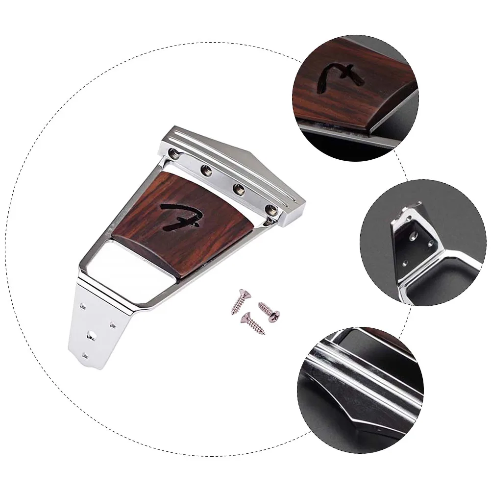1pc Professional Practical Useful Tailpiece Bridge for Musical Instrument Guitar
1pc Professional Practical Useful Tailpiece Bridge for Musical Instrument Guitar