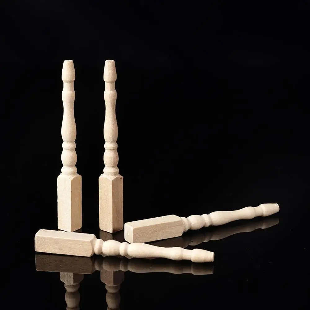 Brain Game Kids Toys Dollhouse Miniature DIY Wooden 4pcs / lot 1:12 Furniture Leg Chair Table
Brain Game Kids Toys Dollhouse Miniature DIY Wooden 4pcs / lot 1:12 Furniture Leg Chair Table