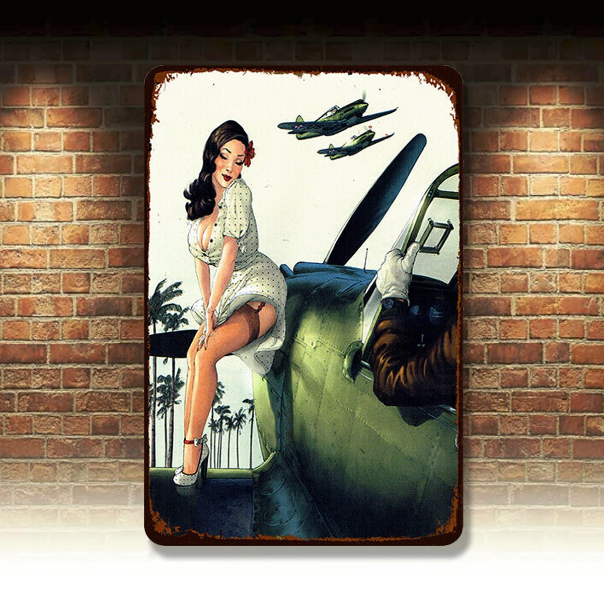 Металлический плакат в стиле ретро с логотипом жестяной пещера для мужчин и женщин, украшение для стен