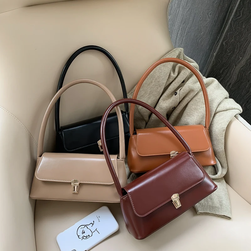 Baguette bag Solid Color PU Leather Handbags for Women 2020 Shoulder Bag Female Small Elegant Totes Lady Handbag Luxury Hand Bag
Baguette bag Solid Color PU Leather Handbags for Women 2020 Shoulder Bag Female Small Elegant Totes Lady Handbag Luxury Hand Bag