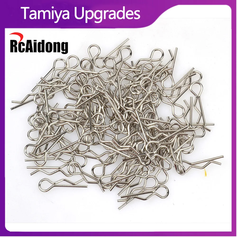 100Pcs RC Body Shell Clips Pins for 1/8 1/10 Scale TAMIYA HPI Hsp Car R pin Upgrades Parts
100Pcs RC Body Shell Clips Pins for 1/8 1/10 Scale TAMIYA HPI Hsp Car R pin Upgrades Parts