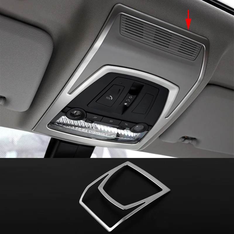 For BMW 5 Series 5GT X3 X4 F10 F07 F25 F26 Stainless Front Reading Light Lamp Switch Panel Frame Cover Trim
For BMW 5 Series 5GT X3 X4 F10 F07 F25 F26 Stainless Front Reading Light Lamp Switch Panel Frame Cover Trim