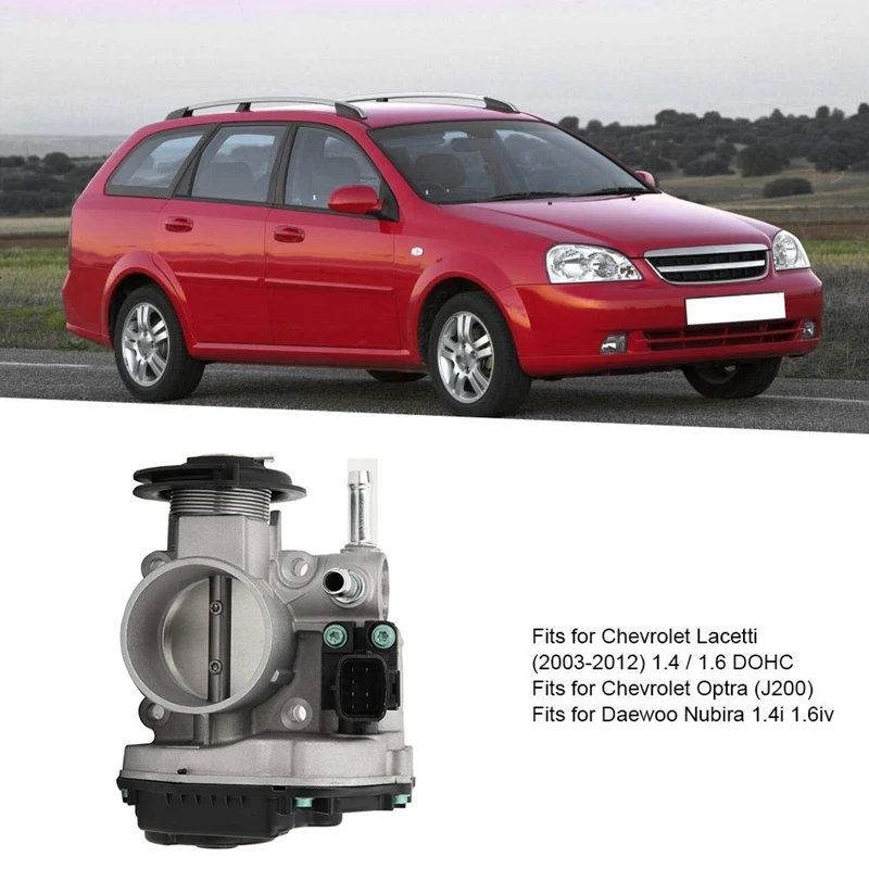 Корпус дроссельной заслонки автомобиля для Chevrolet Lacetti Optra для Daewoo Nubira 96394330 96815480
Корпус дроссельной заслонки автомобиля для Chevrolet Lacetti Optra для Daewoo Nubira 96394330 96815480