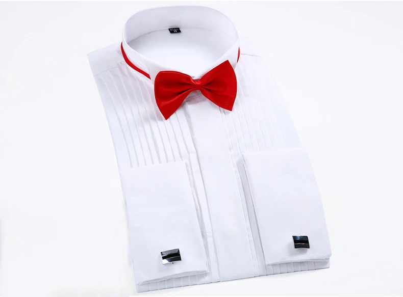 White Men Tuxedo Shirt Regualr Fit Plus Size French Cufflinks Long Sleeve Luxury Wedding Party Male 6xl
White Men Tuxedo Shirt Regualr Fit Plus Size French Cufflinks Long Sleeve Luxury Wedding Party Male 6xl