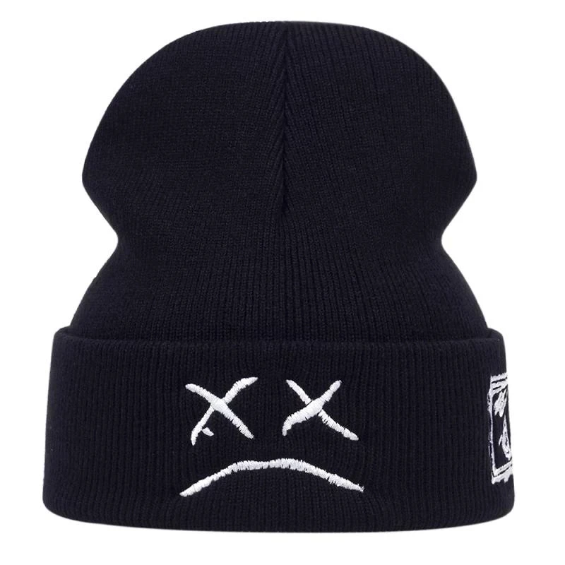 Crying Face Lil Peep Beanies For Men Women Cartoon Embroidery Sad Face Knitted Winter Hats Unisex Warm Hip Hop Caps Ski Bonnet
Crying Face Lil Peep Beanies For Men Women Cartoon Embroidery Sad Face Knitted Winter Hats Unisex Warm Hip Hop Caps Ski Bonnet