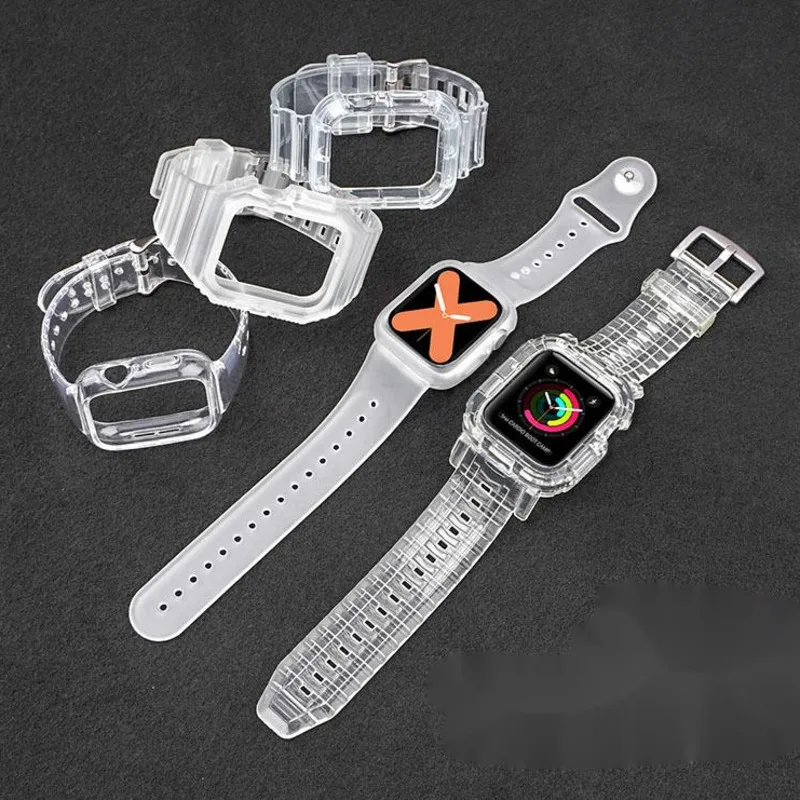WatchBands For Apple Iwatch1/2/3/4/5/6/se 38/40mm 42/44mm Watch Accessories Elastic Durable Silicone Wrist Strap Bracelet
WatchBands For Apple Iwatch1/2/3/4/5/6/se 38/40mm 42/44mm Watch Accessories Elastic Durable Silicone Wrist Strap Bracelet