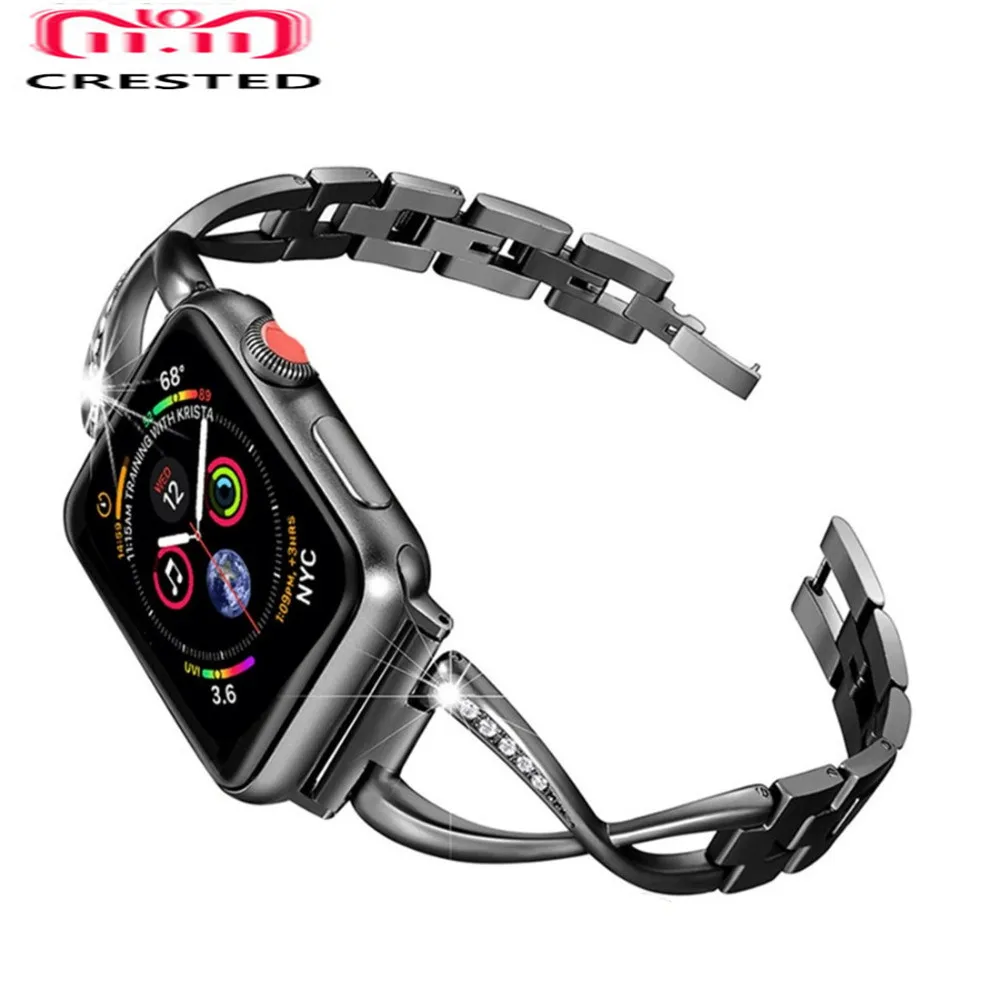 Diamond strap For Apple Watch Band 45mm 41mm 44mm/40mm 42mm/38mm Stainless Steel Bracelet watchband Iwatch series 4 3 5 se 6 7
Diamond strap For Apple Watch Band 45mm 41mm 44mm/40mm 42mm/38mm Stainless Steel Bracelet watchband Iwatch series 4 3 5 se 6 7