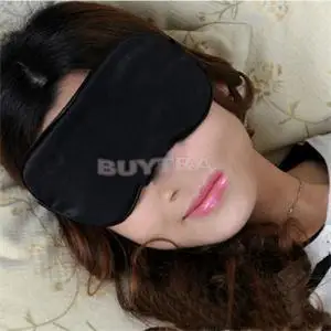 Маска для сна 3D натуральная повязка на глаза мягкая портативная мужчин и женщин