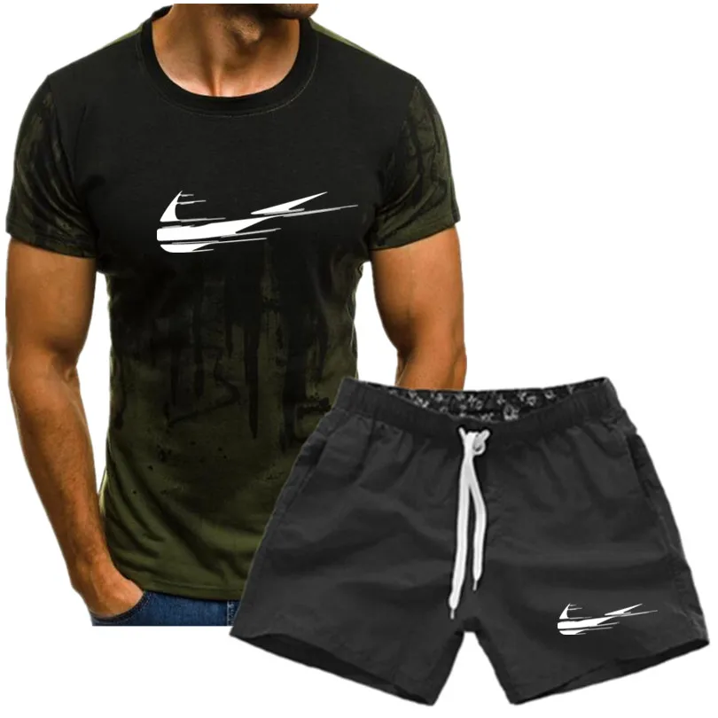 2021 new men's brand sportswear Shorts Set short sleeve breathable T-shirt and shorts casual wear men's basketball training suit
2021 new men's brand sportswear Shorts Set short sleeve breathable T-shirt and shorts casual wear men's basketball training suit