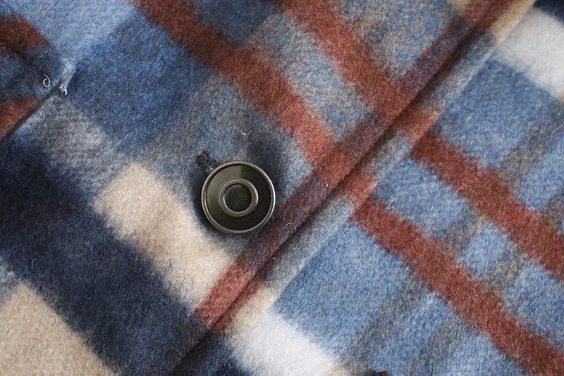 2021 New Vintage Lapel Pocket Plaid Jacket Coat Fashion Slim Long Sleeve Warm Elegant Jacket Coat Famlae Outerwear Chic Top
2021 New Vintage Lapel Pocket Plaid Jacket Coat Fashion Slim Long Sleeve Warm Elegant Jacket Coat Famlae Outerwear Chic Top