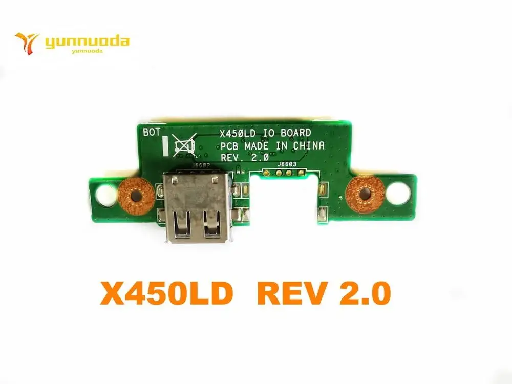 Original for ASUS X450LD USB Board X450LD IO BOARD REV 2.0 tested good free shipping
Original for ASUS X450LD USB Board X450LD IO BOARD REV 2.0 tested good free shipping