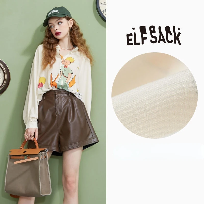 ELF SACK Cartoon Printed T-Shirt Women High Quality Chiffon Tops for Ladies Spring Autumn Shirt Casual Teen Plus Size Clothing
ELF SACK Cartoon Printed T-Shirt Women High Quality Chiffon Tops for Ladies Spring Autumn Shirt Casual Teen Plus Size Clothing